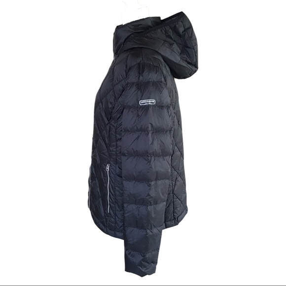 NWT Lucky Brand Quilted Packable Down Coat - Sz M - Picture 4 of 14